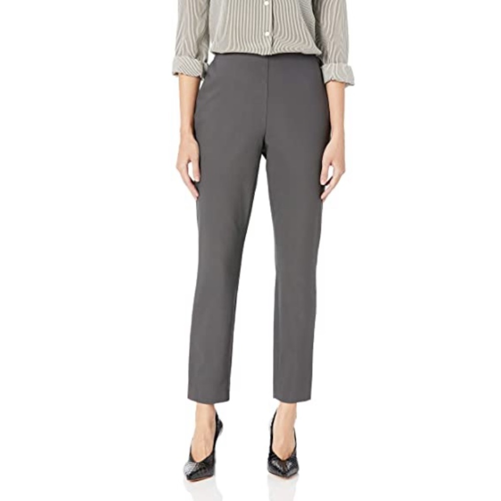 Lark & Ro Women's Stretch Side Zip Pant